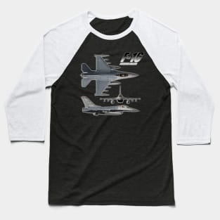 F-16 Fighting Falcon Baseball T-Shirt